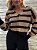 Cardigan Tricot Com Lurex Listrado Animale - Imagem 10