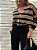 Cardigan Tricot Com Lurex Listrado Animale - Imagem 9