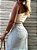 Saia Midi Teresa Jeans Claro - Imagem 7