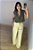 Calça Pantalona Isabela Verde Claro - Imagem 5