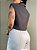 Calça Pantalona Isabela Cinza - Imagem 6