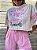 T-shirt Cropped Valéria Listrada Rosa Claro - Imagem 9