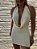 Vestido Curto Decote Degagê Jane Off White - Imagem 2