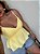 Blusa Cropped Alcinha Valéria Amarela - Imagem 1