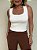 Regata Canelada Diana Off White - Imagem 6