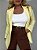 Maxi Blazer Alfaiataria Valéria Amarelo - Imagem 8