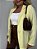 Maxi Blazer Alfaiataria Valéria Amarelo - Imagem 7