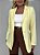Maxi Blazer Alfaiataria Valéria Amarelo - Imagem 12