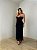 Vestido Franzido Tule Preto Farm - Imagem 1