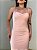 Slip Dress Midi Jane Rosa Chá - Imagem 3