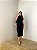 Vestido Midi Canelado Luana Preto - Imagem 7