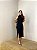 Vestido Midi Canelado Luana Preto - Imagem 5