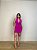 Vestido Curto Decote Degagê Jane Rosa Fúcsia - Imagem 2