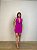 Vestido Curto Decote Degagê Jane Rosa Fúcsia - Imagem 4