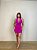 Vestido Curto Decote Degagê Jane Rosa Fúcsia - Imagem 6