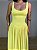 Vestido Midi Fenda Vitória Amarelo - Imagem 5