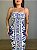 Vestido Midi Alcinha Off White e Azul Farm - Imagem 3