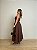 Vestido Alcinha Midi Sarah Marrom - Imagem 3