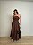 Vestido Alcinha Midi Sarah Marrom - Imagem 5