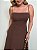 Vestido Alcinha Midi Sarah Marrom - Imagem 6