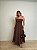 Vestido Alcinha Midi Sarah Marrom - Imagem 8