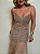 Vestido Tule Drapeado Ester Bege - Imagem 2