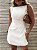 Vestido Curto Alfaiataria Marcela Branco - Imagem 4