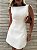 Vestido Curto Alfaiataria Marcela Branco - Imagem 9