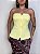 Corselet Alfaiataria Vitória Amarelo - Imagem 1