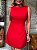 Vestido Curto Alfaiataria Marcela Vermelho - Imagem 10