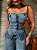 Corselet Decote Reto Animale Jeans - Imagem 5