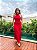 Vestido Midi Cava Entrada Vermelho - Imagem 9