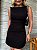 Vestido Curto Alfaiataria Marcela Preto - Imagem 5