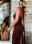Vestido Longo Búzios Marrom - Imagem 8