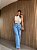 Calça Reta Mariane Jeans Claro - Imagem 5