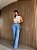 Calça Reta Mariane Jeans Claro - Imagem 7