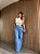 Calça Reta Mariane Jeans Claro - Imagem 9