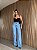 Calça Reta Mariane Jeans Claro - Imagem 1