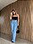 Calça Reta Mariane Jeans Claro - Imagem 3