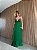 Vestido Longo Plissado Taíba Verde - Imagem 3