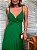 Vestido Longo Plissado Taíba Verde - Imagem 8