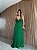 Vestido Longo Plissado Taíba Verde - Imagem 1