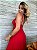 Vestido Longo Plissado Taíba Vermelho - Imagem 9