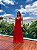 Vestido Longo Plissado Taíba Vermelho - Imagem 8