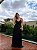 Vestido Longo Plissado Taíba Preto - Imagem 3