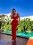 Vestido Longo Tricot Modal Ilhéus Vermelho - Imagem 1