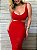 Vestido Longo Tricot Modal Ilhéus Vermelho - Imagem 4