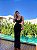 Vestido Longo Tricot Modal Ilhéus Preto - Imagem 1