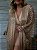 Kimono Crochê Franjas Noronha Dourado - Imagem 5