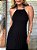Vestido Longo Plissado Copacabana Preto - Imagem 8